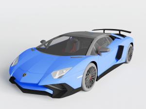 跑车小汽车3d模型 跑车小汽车