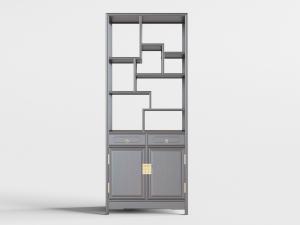 新中式装饰柜博古架