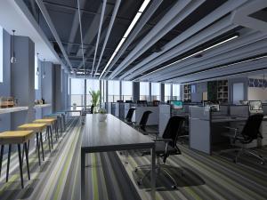 工业风茶水间水吧公共办公区