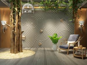 新中式阳光房葡萄架