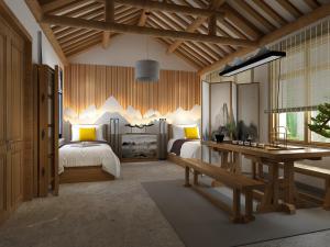 新中式民俗酒店客房茶室