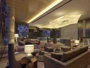 后现代前台接待休息区