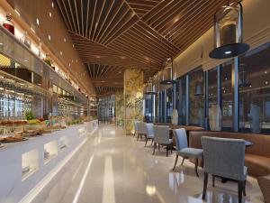 后现代餐馆饭店自助餐厅