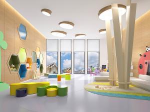 现代幼儿园活动室3d模型 现代幼儿园活动室