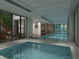 现代游泳馆3d模型 现代游泳馆