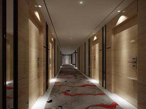 现代酒店过道走廊