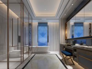 新中式卫生间卫浴间浴缸