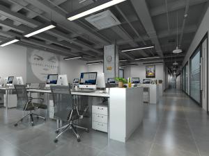 工业风公共办公区