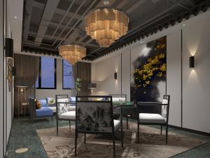 新中式棋牌麻将室