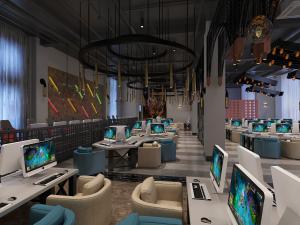 工业风游戏厅网吧网咖