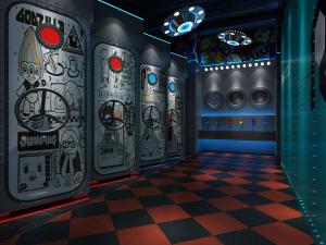 工业风走廊过道