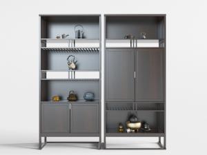 新中式实木装饰置物柜