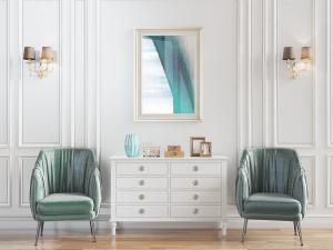 简欧玄关柜、单人沙发