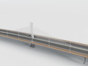 现代跨海大桥、高架桥