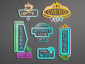 咖啡店墙面灯饰挂件