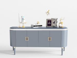 新中式灰色玄关柜边柜