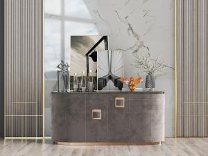 新中式玄关柜边柜