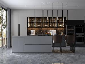 后现代水吧台厨房