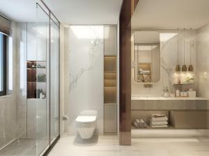 现代轻奢卫浴间卫生间洗手间