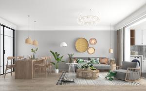 混搭客厅餐厅