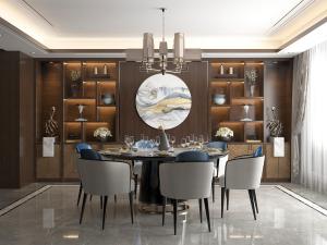 新中式餐厅酒柜