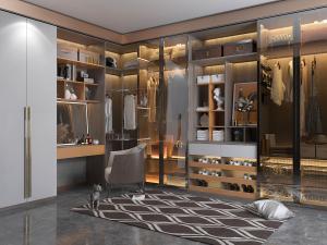 现代轻奢衣帽间