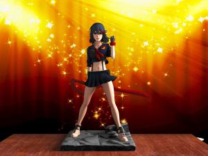 动漫游戏戴红领巾的少女人物