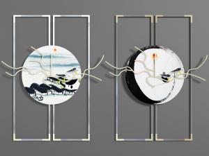 中式干枝墙饰挂件