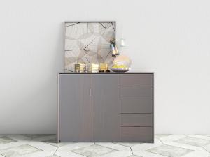 现代北欧带抽屉的玄关柜边柜