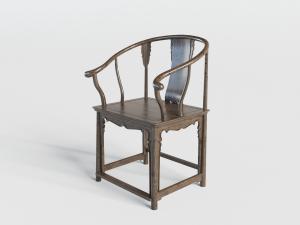 中式实木圈椅扶手椅