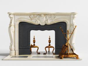 欧式大理石壁炉火炉