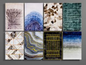 新中式地毯3d模型 新中式地毯