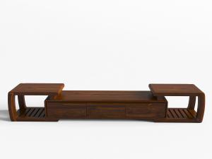 新中式实木电视柜