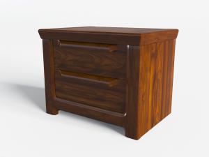 新中式实木床头柜