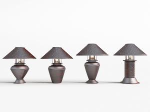 新中式铜制台灯