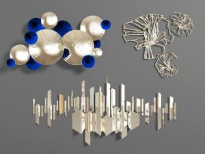 新中式金属墙饰挂件