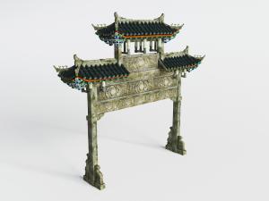 中式古建筑牌坊