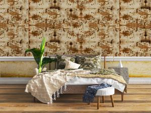 北欧实木镂空床头双人床