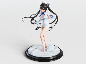 音乐旋转盒里的卡通动漫人物