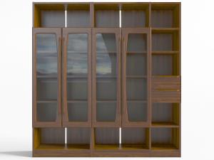 新中式实木装饰柜置物架