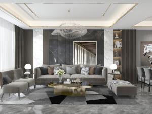 后现代客厅餐厅