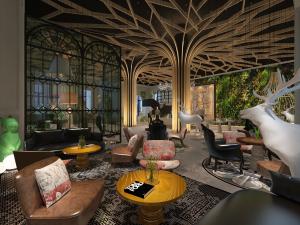 北欧售楼处大厅接待浅谈区