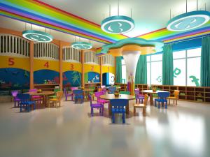 现代幼儿园活动室教室3d模型 现代幼儿园活动室教室