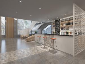 工业风酒吧前台