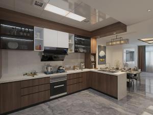 新中式开放式厨房