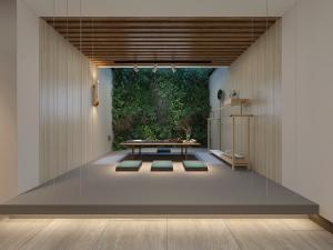 日式茶室植物墙