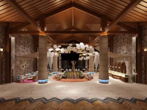 美式售楼处大厅大堂接待洽谈区