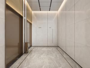 现代电梯间