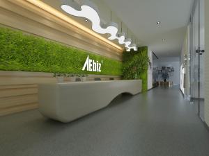 后现代接待前台过道走廊