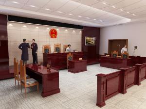 欧式法院法庭法官椅